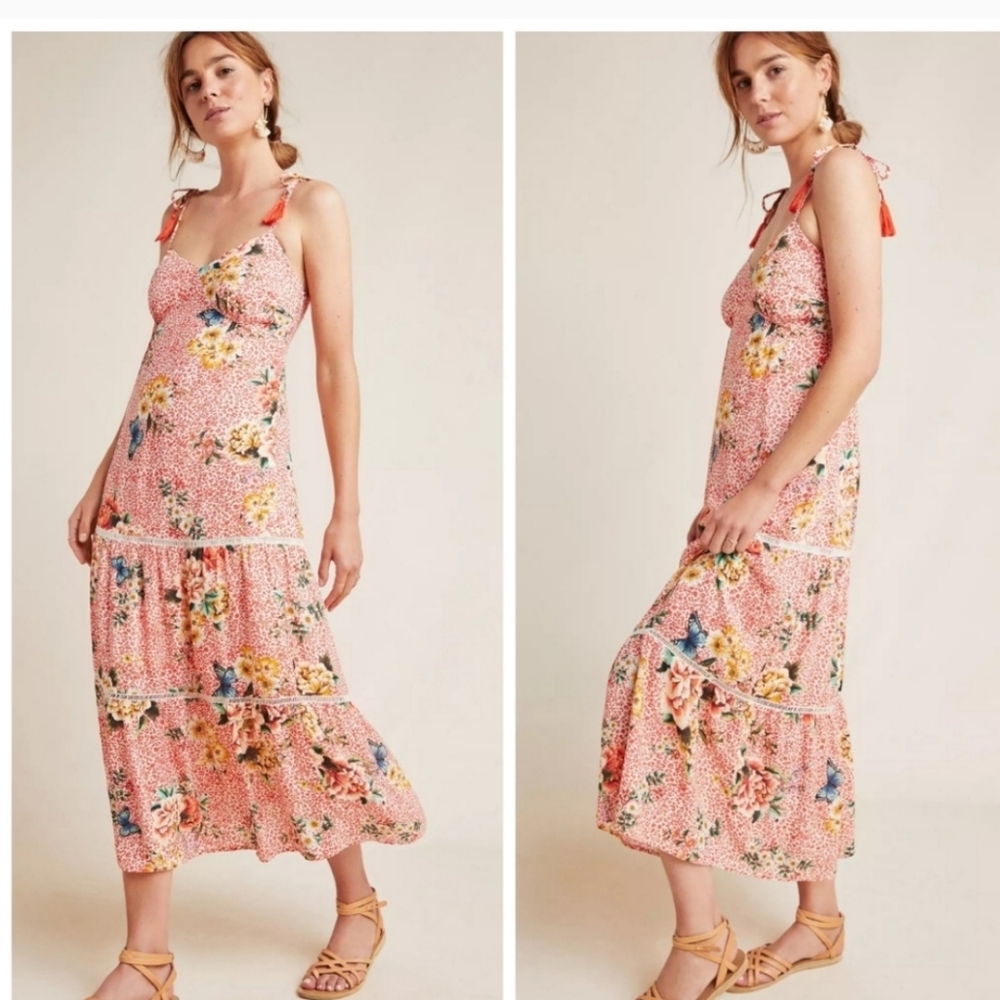 Farm Rio for Anthropologie Verbena Midi Dress